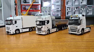 Marge Model - 1:32 ölçek - Volvo / Mercedes ve Scania + Dorseler