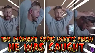 THE MOMENT THAT CHRIS WATTS KNEW HE WAS CAUGHT! (RAW SURVEILLANCE FOOTAGE)