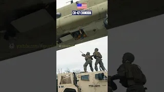 The Extreme Techniques US Massive CH-47 Uses To Hook Up To JLTV for Aerial Transportation