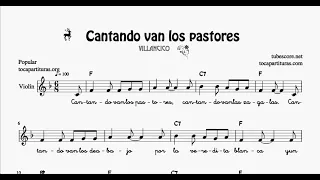 Singing go the shepherds Violin Score in F M Carols