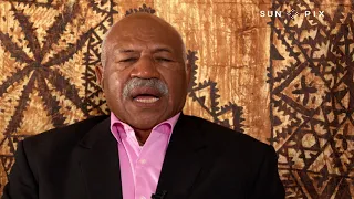 TP+ Sitiveni Rabuka - Leader of the Social Democratic Liberal Party in Fiji