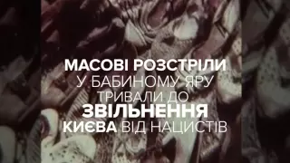 Коротко про головне. 75 років трагедії  у Бабиному Яру