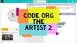 Code.org Lesson 7 The Artist 2 - Code Org Accelerated Course The Artist 2 - Code.org Lesson 7