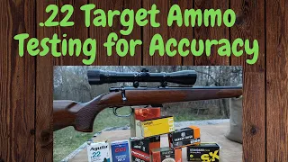 22 Target Ammo Testing for Accuracy