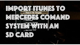 Mercedes COMAND System ★ SD Card Music Import