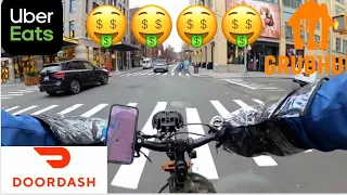 $300+ Multi Apping In New York City | Uber Eats & DoorDash Ebike Deliveries