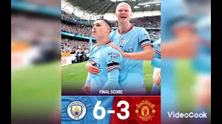 Manchester city 6- 3 Manchester United Highlights (Peter Drury) Commentary