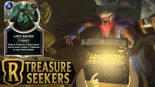 Treasure Seekers - Twisted Fate & Ekko Deck - Legends of Runeterra A Curious Journey Gameplay