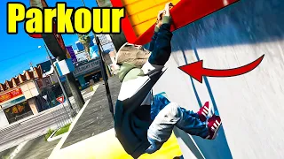 Using Parkour SKILLS To Loose The Cops | GTA 5 RP