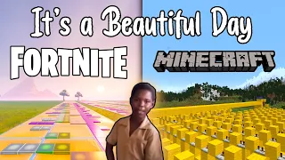 It’s A Beautiful Day - TRINIX x Rushawn (Fortnite vs Minecraft)