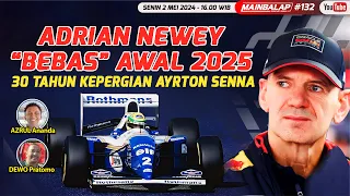 Adrian Newey "Bebas" Awal 2025, 30 Tahun Kepergian Ayrton Senna
