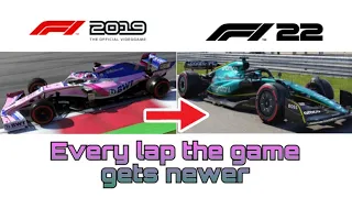 Every Lap the F1 game gets newer