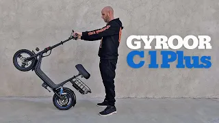 Electric Scooter With Seat | GYROOR C1Plus Review