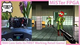 MiSTer FPGA N64 Cores FIRST PLAYABLE Retail Game! Updated Nintendo Core is Here!