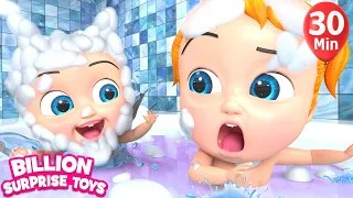 Baby Johny and Dolly Bath Song - BillionSurpriseToys Nursery Rhymes, Kids Songs