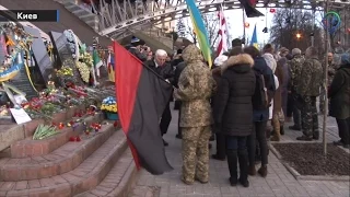 Первый митинг на Майдане ко дню расстрела "Небесной сотни"