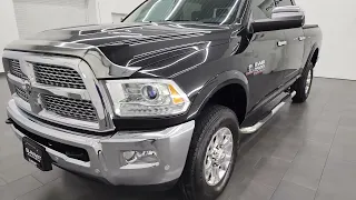 2018 RAM 2500 LARAMIE CREW CUMMINS DIESEL BRILLIANT BLACK 4K WALKAROUND 13239Z