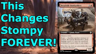 THIS CARD IS BUSTED IN STOMPY!  Broadside Bombardiers Moon Stompy (Legacy Red Prison MTG)