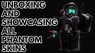 UNBOXING AND SHOWCASING ALL THE NEW PHANTOM SKINS | ROBLOX Tower Defense Simulator