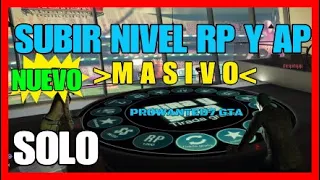 NEW-SOLO SUBIR NIVEL RP Y AP MASIVO EN ARENA GTAV ONLINE