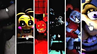 ALL FNaF "NON VR" Help Wanted JUMPSCARES & DISTRACTIONS