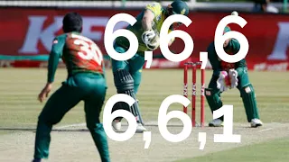 David Miller hit 5 sixes in a row