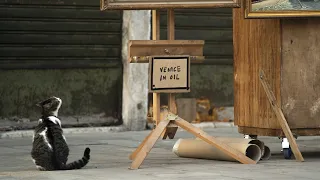 Street artist in Venice