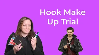 Once Upon A Time Cosplay: Captain Hook Makeup Trial // Cosplay Makeup