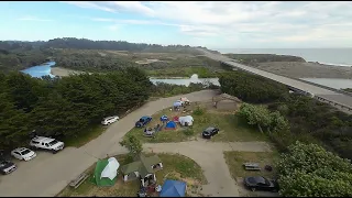 San Simeon Creek Campground Cambria Ca (4K- 60 Fps Drone video)