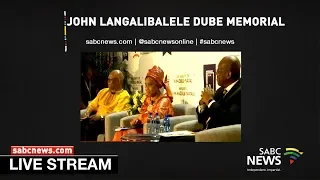 Dr John Langalibalele Dube memorial: 09 February 2020