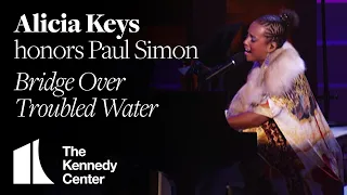 Alicia Keys - "Bridge Over Troubled Water" (Paul Simon Tribute) | 2002 Kennedy Center Honors