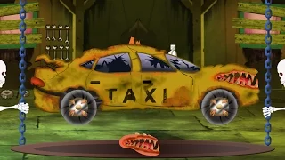 taxi | Halloween car garage | scary videos for children