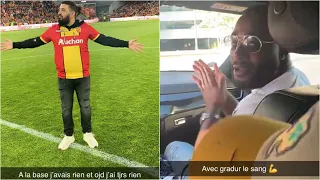 Mohamed Henni AVEC Gradur ET SES ABONNÉS AU STADE DE LENS !