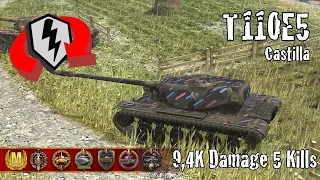 T110E5  |  9,4K Damage 5 Kills  |  WoT Blitz Replays