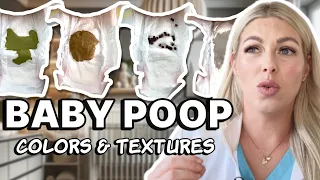Baby Poop Colors and Textures - Meanings and Causes (Grey, Black, Green, Yellow, Red and more)