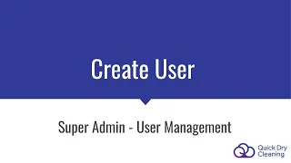 Super Admin - User Management - Create User