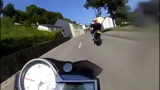 BMW 1000R and Husqvarna 701 Supermoto vs some twisty Roads