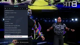 WWE 2K20 All Available Entrances Tag Team Motions List Featuring Hardy Boyz Entrance