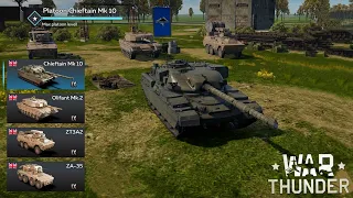 Chieftain mk 10 gameplay in War Thunder Mobile