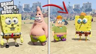 SPONGEBOB and PATRICK become KIDS (GTA 5 Mods)