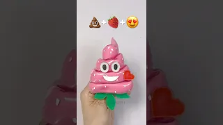 💩+🍓+😍 이모지 믹스(Emoji mixing) #실리콘테이프