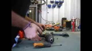 Cordless drill disection