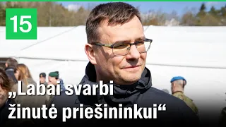 Prasidėjus pratyboms – L.Kasčiūnas: „viskas vyksta pagal planą“ ir žada stiprinti „geležinį kumštį“