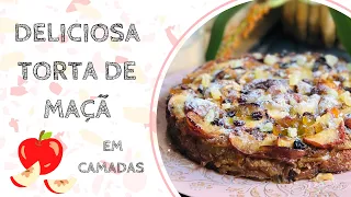 INCRÍVEL TORTA DE MAÇÃ | SAUDÁVEL | FÁCIL | DELICIOSA | SEM GLÚTEN