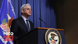 WATCH LIVE: AG Garland announces anti-trust lawsuit against Google over digital advertising