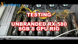 Used Unbranded Rx 580 8gb 8 gpu rig shipping to Russia