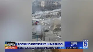 Bombing intensifies in Mariupol