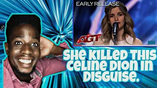 Early Release: Gabriella Laberge Performs "Goodbye My Lover" - America's Got Talent 2021 reaction