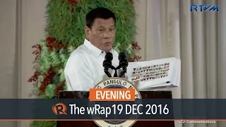 Duterte tags local gov't execs in illegal drug trade