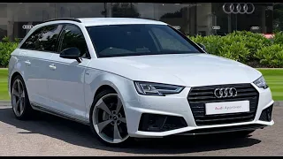 2019 Approved Used Audi A4 Avant Black Edition 40 TDI 190 PS S tronic | Stoke Audi